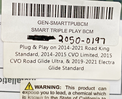 NEW GENUINE CUSTON DYNAMICS 2050-0197  SMART TRIPLE PLAY SIGNAL CONVERSION MODUL