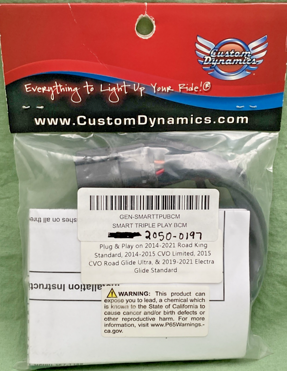 NEW GENUINE CUSTON DYNAMICS 2050-0197  SMART TRIPLE PLAY SIGNAL CONVERSION MODUL