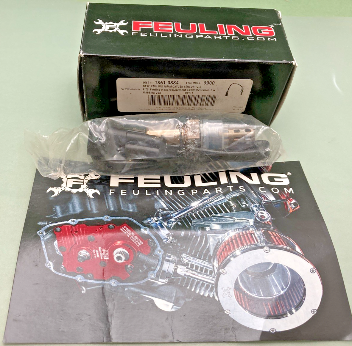 NEW GENUINE FEULING 1861-0884 FEULING OIL PUMP CORP, SENSOR OXYGEN