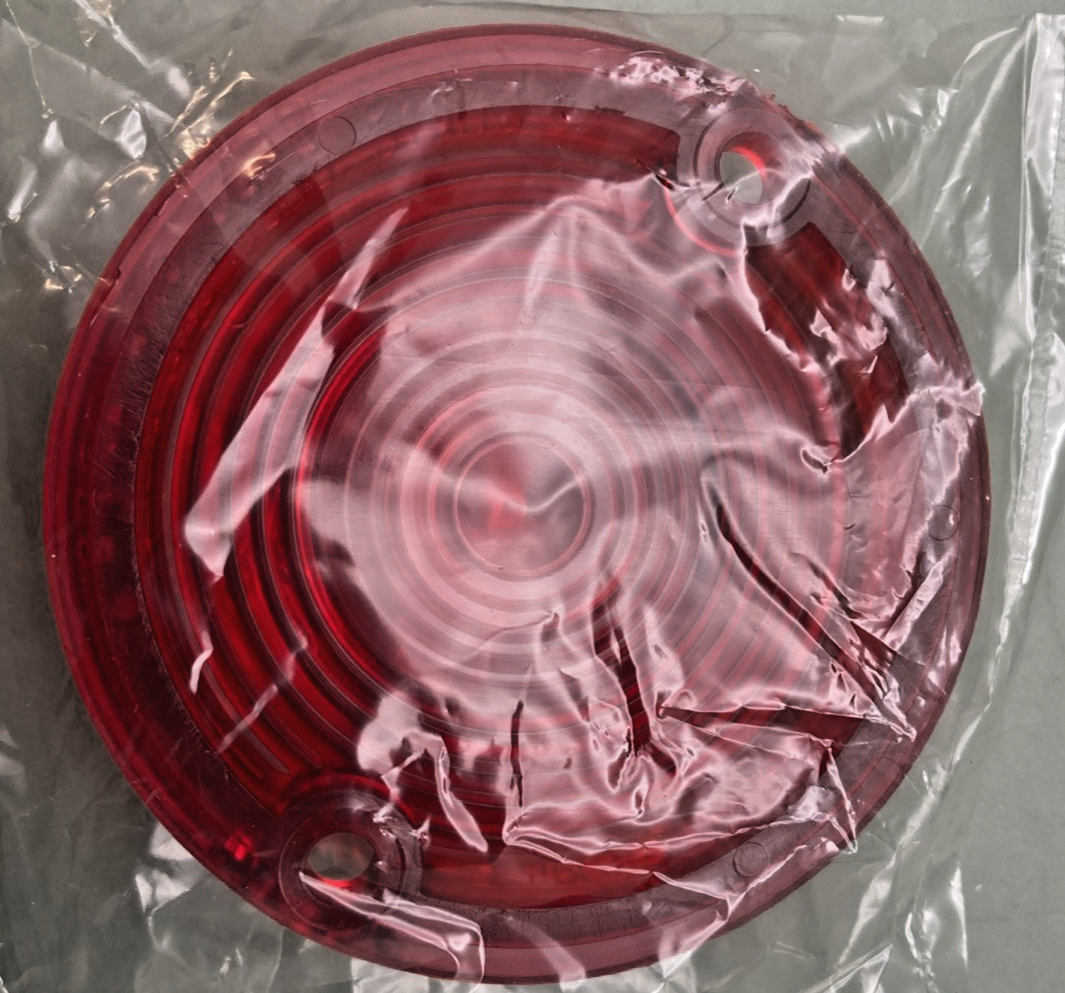 NEW GENUINE CHRIS PRODUCTS CH-8395R FLAT LENS TURN SIGNAL-DOUBLE FILAMENT/RED