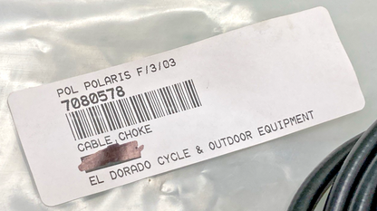 NEW REPLACES POLARIS 7080578 CHOKE CABLE