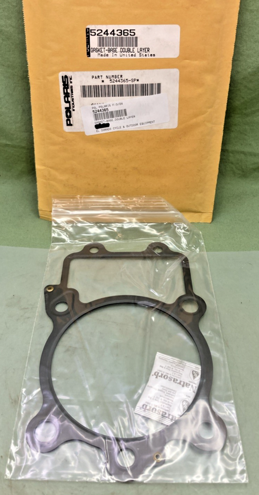 NEW GENUINE POLARIS 5244365 DOUBLE LAYER BASE GASKET