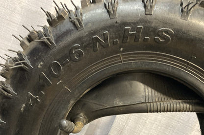QTY 2 NEW GENUINE NHS HUAJIAN 4.10/6 Tire & Inner Tube Pair with TR87 Valve