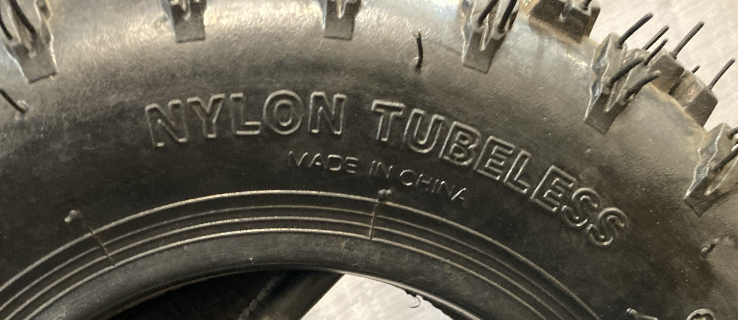 QTY 2 NEW GENUINE NHS HUAJIAN 4.10/6 Tire & Inner Tube Pair with TR87 Valve