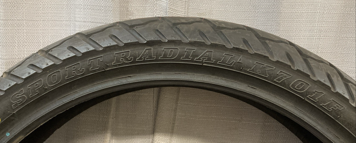 NEW GENUINE DUNLOP SPORT RADIAL K701F 120/70R18 59V TL M/C FRONT TIRE