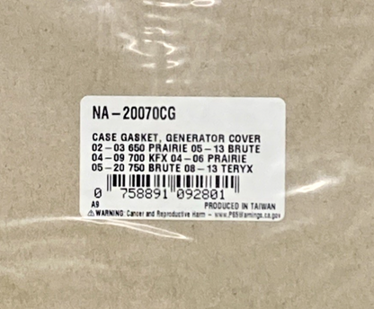 New Genuine Namura NA-20070CG Generator Cover Case Gasket