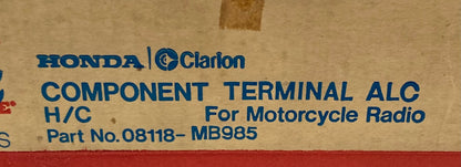 New Genuine Honda 08118-MB985 Component Terminal ALC