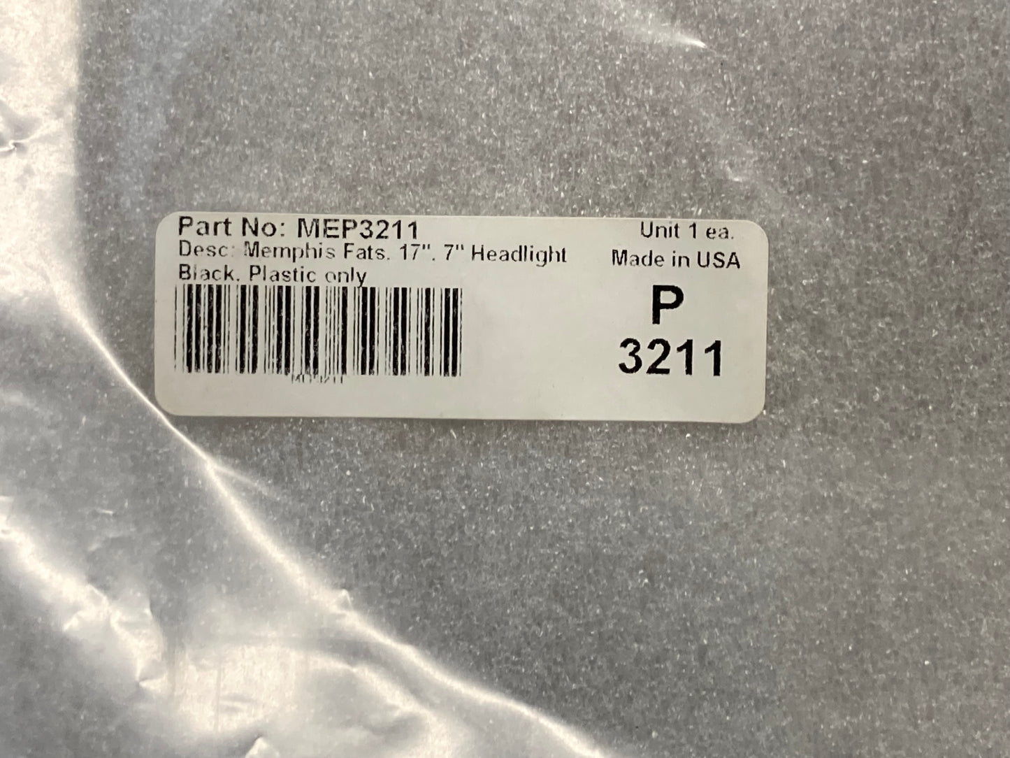 New Genuine Memphis MEP3211 Windshield for Fats, 17in.