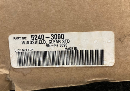 New Genuine Parts Unlimited 5240-3090 Clear Windshield for Honda