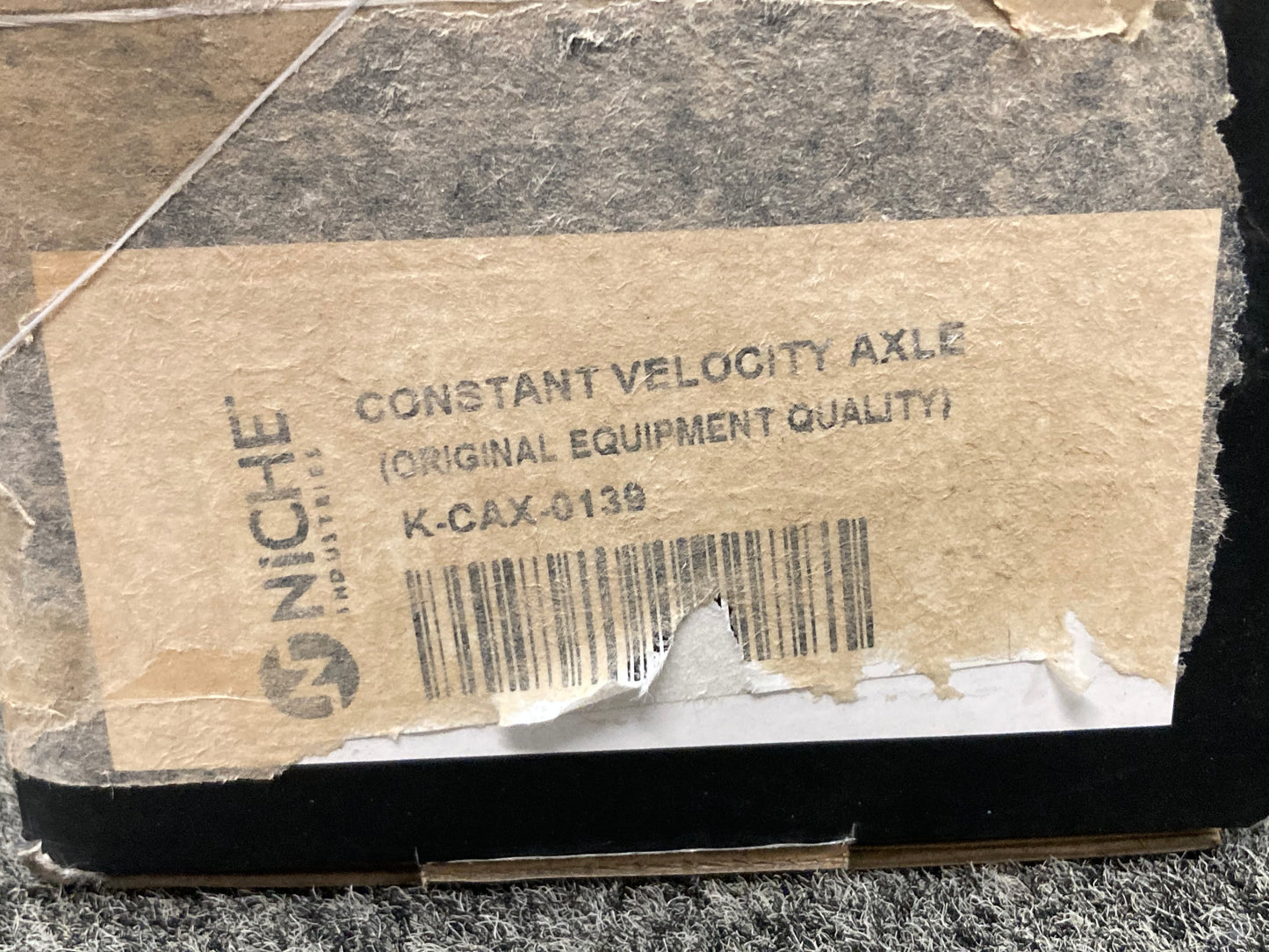 New Genuine Niche K-CAX-0139 Front Left Drive Shaft CV Axle Assembly