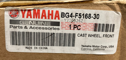 New Genuine Yamaha BG4-F5168-30 Cast, Wheel, Front