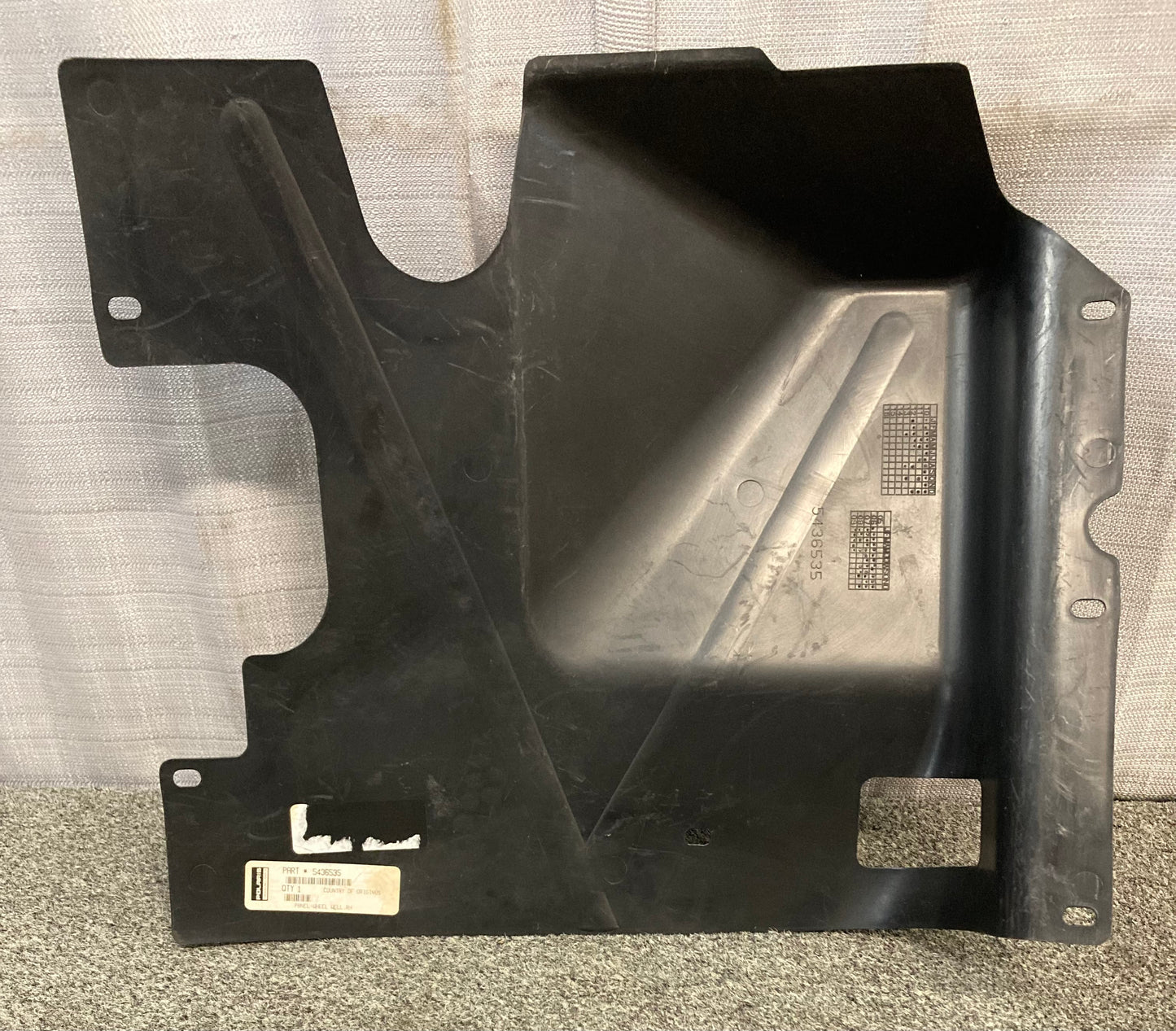 New Genuine Polaris 5436535 WHEEL WELL PANEL