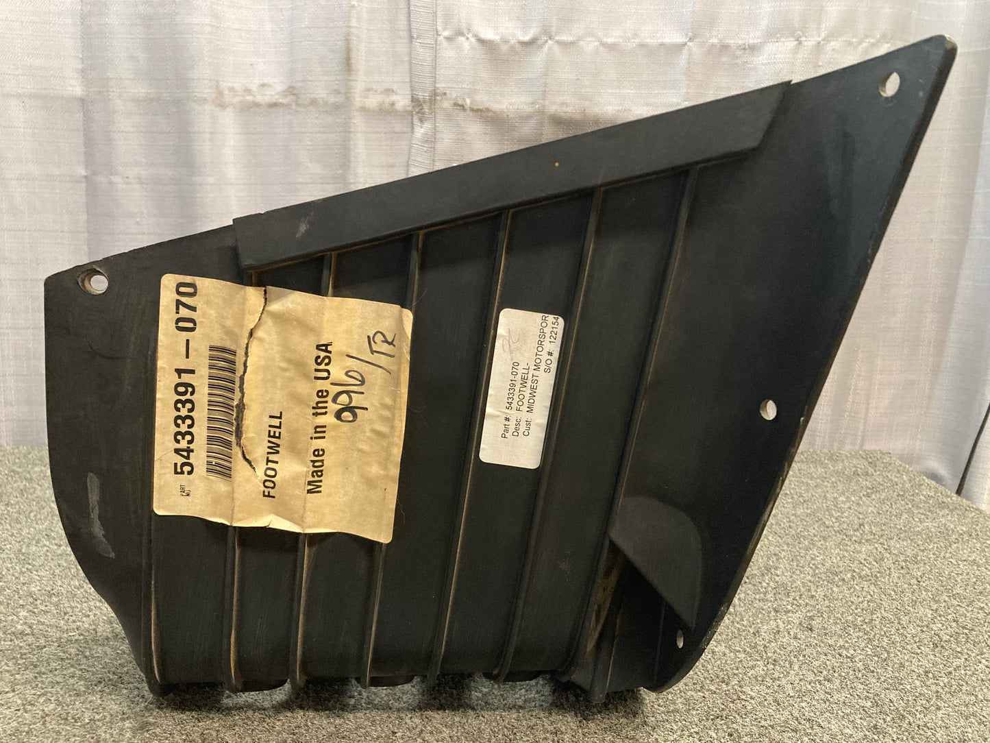 New Genuine Polaris 5433391-070 Footwell-Lh, Ny, Man, Black