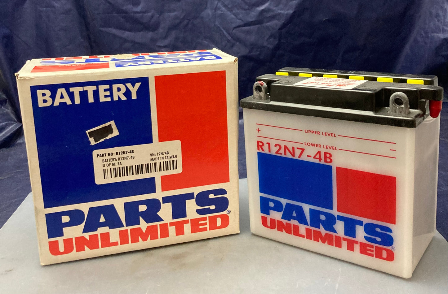 New Genuine Parts Unlimited R12N7-4B Battery