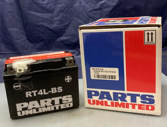 New Genuine Parts Unlimited RT4L-BS Battery Complete Kit