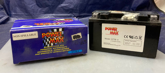 New Genuine Power Max GT7B-4 Maintenance Free Battery