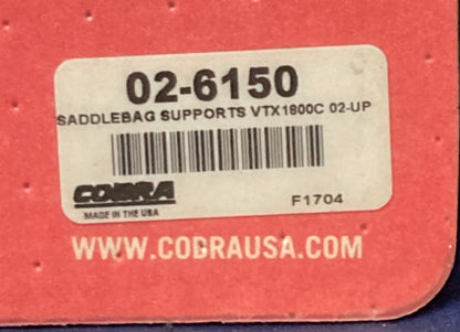 New Genuine Cobra 02-6150 Saddlebag Supports