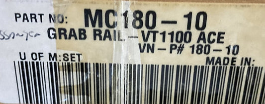 New Replaces Honda 180-10 Chrome Grab Rail Vt1100 ACE
