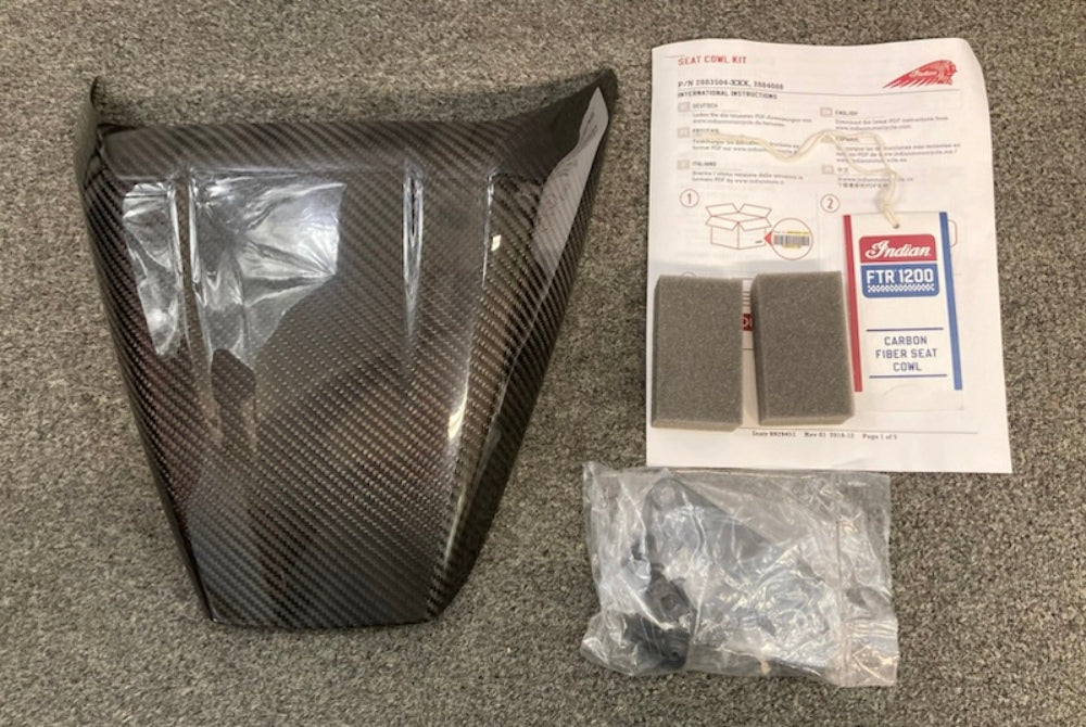 Polaris 2883900 Indian Carbon Fiber Seat Cowl Kit New Genuine