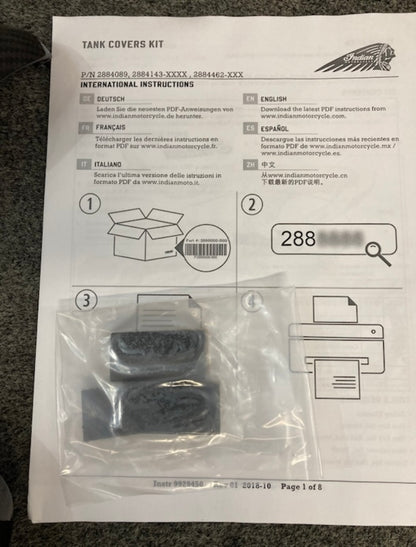 Polaris 2884089 Indian K-Cover, Airbox, Carbon Fiber New Genuine