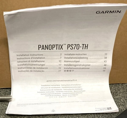Garmin 010-02768-00 Panoptix PS70-TH W/ Transducer and Fairing Block New
