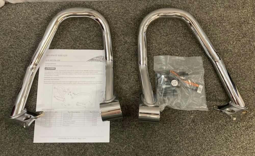 Polaris 2881756-156 Indian Kit-Highway, Bar, N Chrome New Genuine