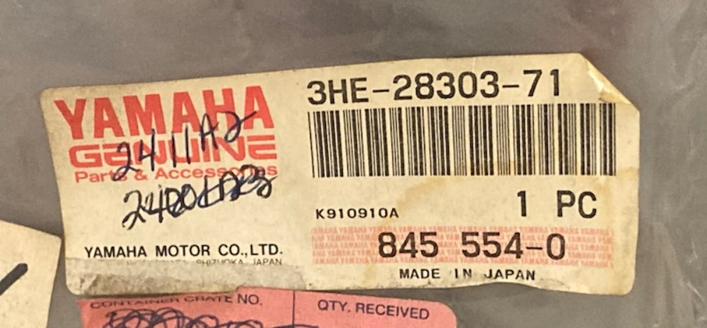 Yamaha 3HE-28303-71 Graphic Set Lower Cover 2 New Genuine 3HE-28303-71-00
