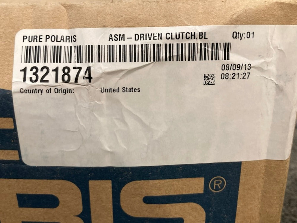 Polaris 1321874 ASM Driven Clutch BLACK 1321855, New Genuine