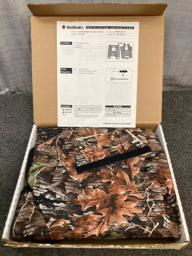 Suzuki 99950-65517 Camo Fender Cover Set New Genuine