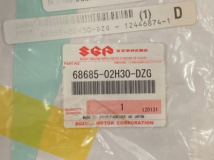 Suzuki 68685-02H30-DZG Tape Side Rh New Genuine