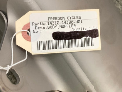 Suzuki 14310-14J00-H01 Body Muffler New Genuine