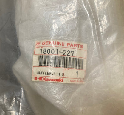 Kawasaki 18001-227 Muffler Lh U New Genuine