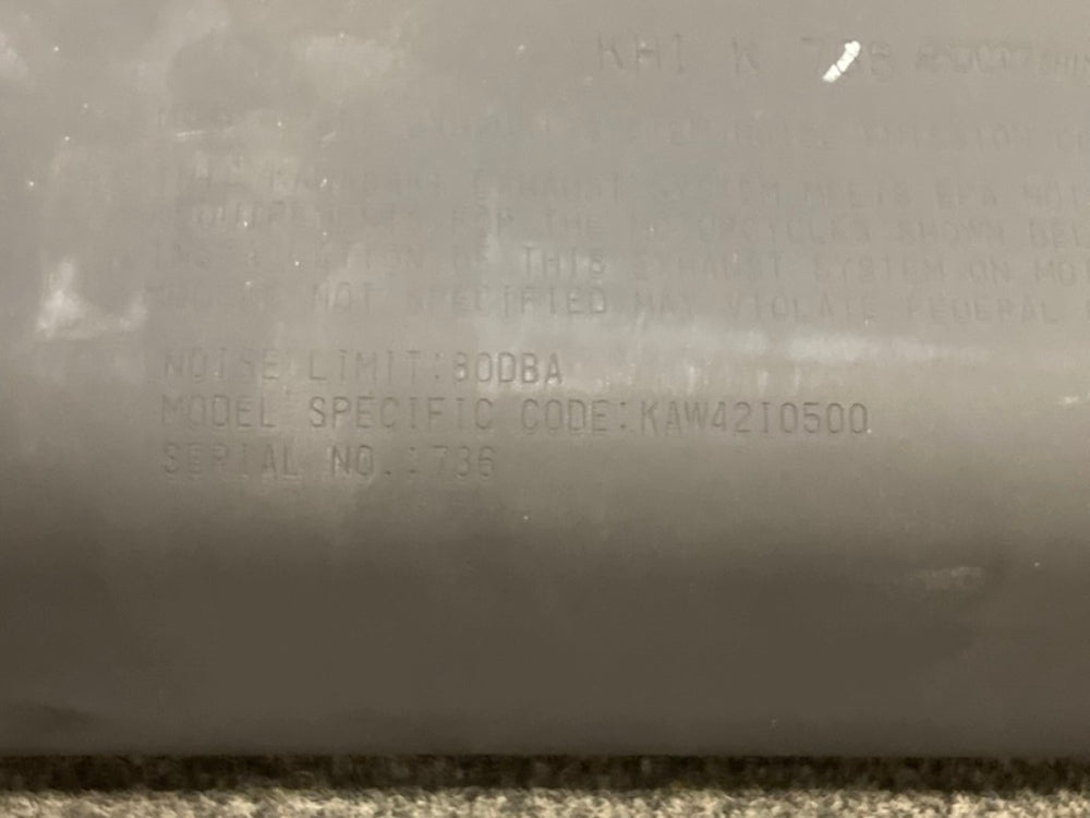 Kawasaki 49069-0913 Muffler Assy New Genuine