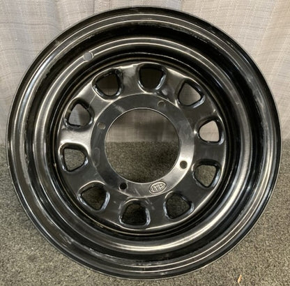 ITP 371366 Steel Wheel 12X7 Gloss Black 4+3 4/137 New Genuine