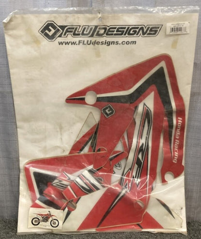 Flu Designs CRF250 04-09 PTS 2 Graphics Kit New Genuine