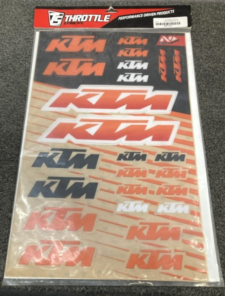 Throttle Syndicate N30-1051 KTM Universal Decal Kit New Genuine