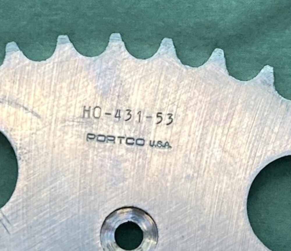 Portco H0-431-53 Sprocket 53T New Genuine