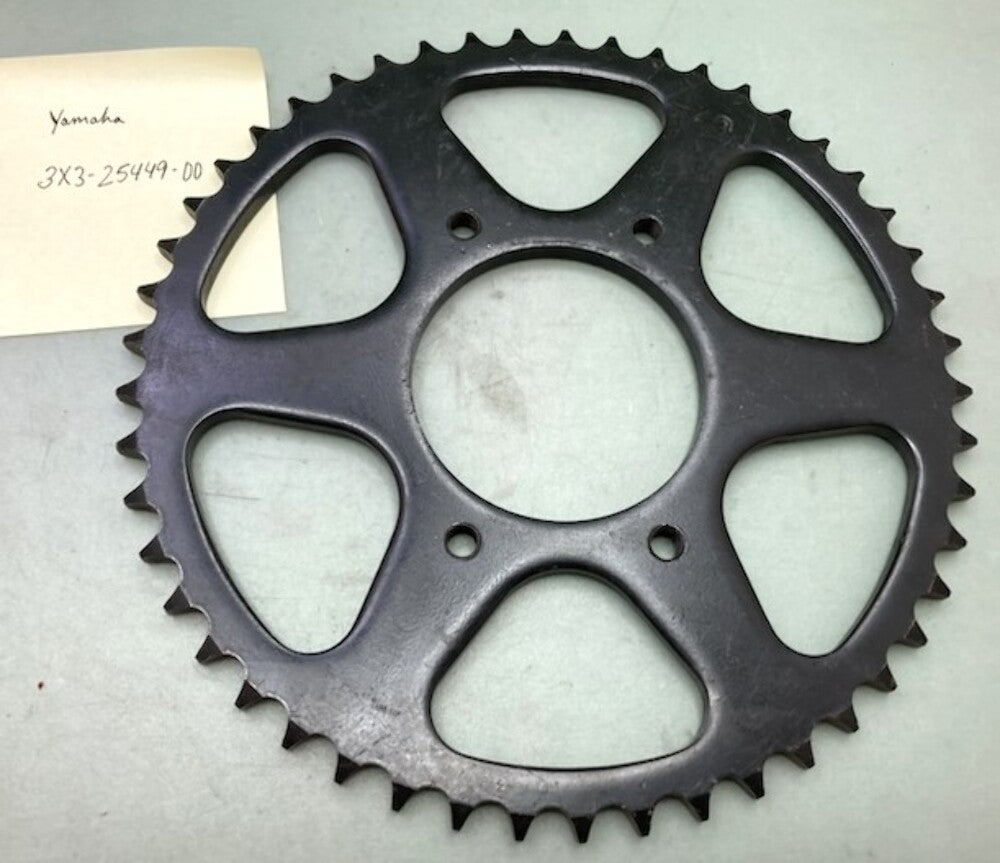 Yamaha 3X3-25449-00 49T Rear Sprocket 1980-1981 New Replaces