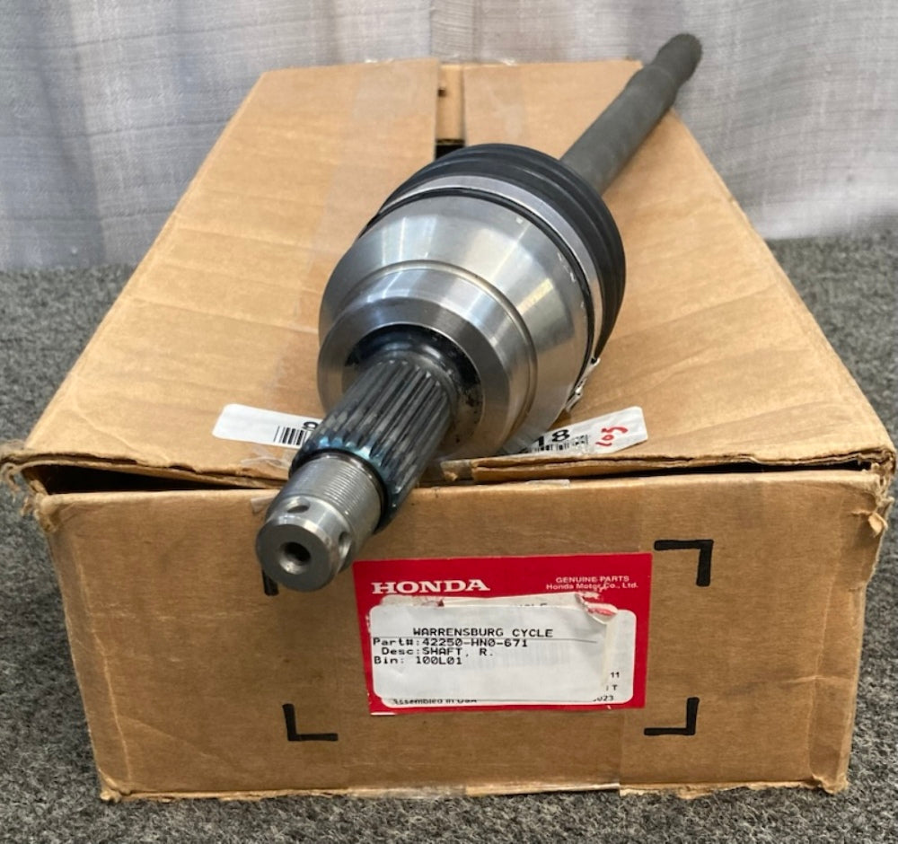 Honda 42250-HN0-671 Shaft R New Genuine