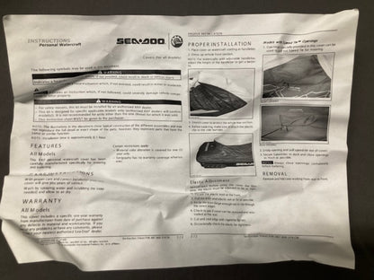 Sea-Doo 280000418 Cover GT New Genuine