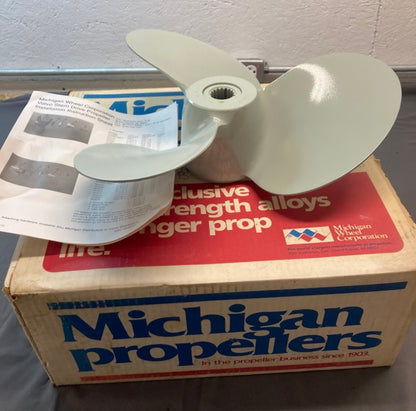 Michigan Wheel 082068 Propeller 16x13 AL RH 17 Spline New Genuine