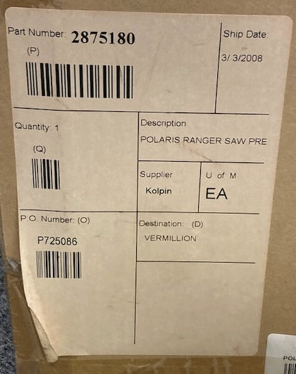 Polaris 2875180 Lock and Ride Chainsaw Mount New Genuine