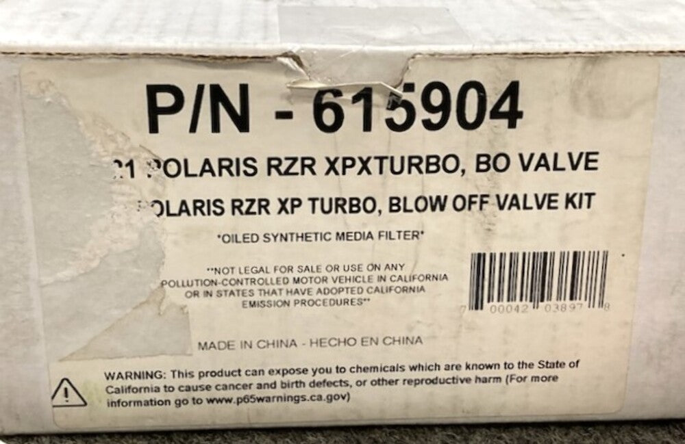 XDR 615904 Turbo Blow-Off Diverter Valve for Polaris New Genuine
