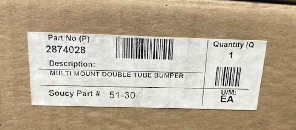Polaris 2874028 Oval Tube Bumper New Genuine