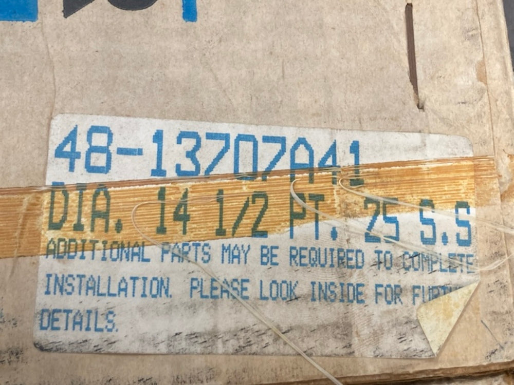 Mercury 48-13707A41 Mirage Propeller 14.50X25 Lh SS 15 Spline New Genuine