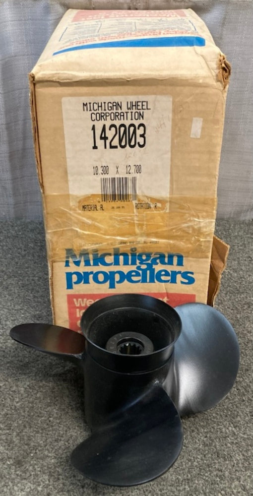 Michigan Wheel 142003 Propeller AL 10.3X12.7 Rh 13 Spline New Genuine