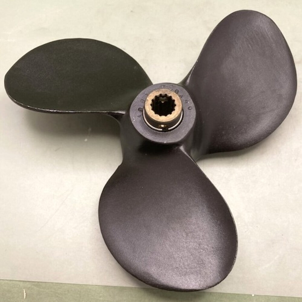 Mercury 48-819338A-40 Propeller 3 Blade 14 Spline 10.5"x 7" New Genuine