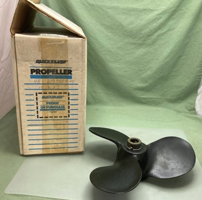Mercury 48-819338A-40 Propeller 3 Blade 14 Spline 10.5"x 7" New Genuine