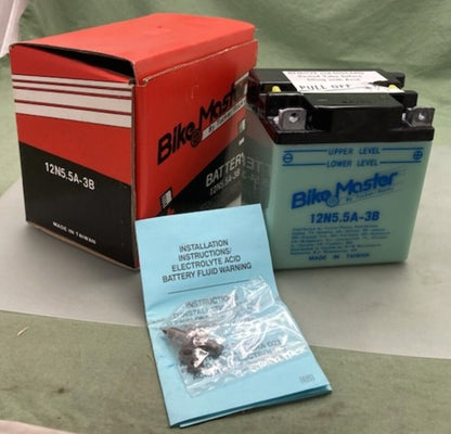 Bike Master 12N5.5A-3B Dry Battery New Genuine