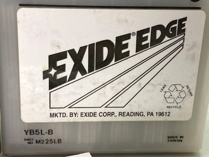 Exide Edge YB5L-B M325LB Dry Battery New Genuine